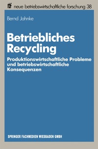 bokomslag Betriebliches Recycling