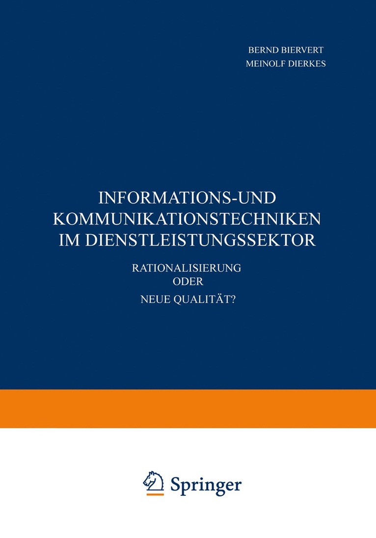 Informations- und Kommunikationstechniken im Dienstleistungssektor 1