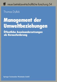 bokomslag Management der Umweltbeziehungen