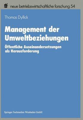 bokomslag Management der Umweltbeziehungen