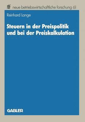 Steuern in der Preispolitik und bei der Preiskalkulation 1