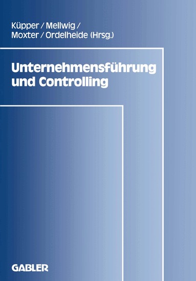 Hans-Ulrich Küpper - Unternehmensführung und Controlling, Häftad