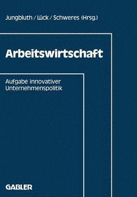 bokomslag Arbeitswirtschaft