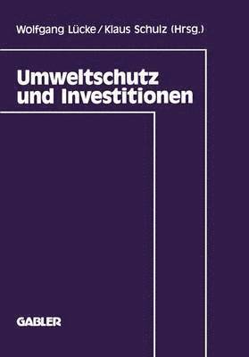 bokomslag Umweltschutz und Investitionen