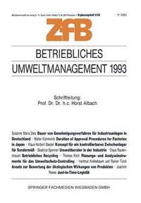 bokomslag Betriebliches Umweltmanagement 1993