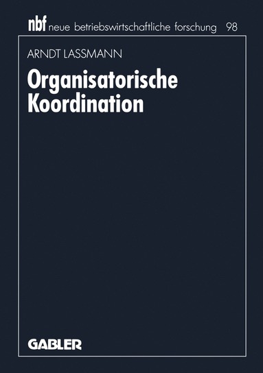 bokomslag Organisatorische Koordination