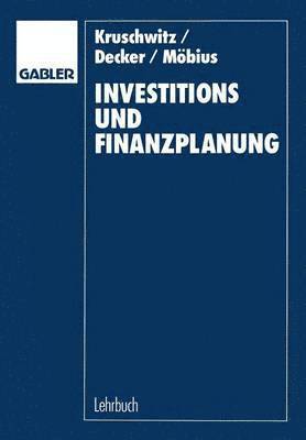 bokomslag Investitions- und Finanzplanung