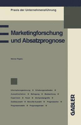 Marketingforschung und Absatzprognose 1