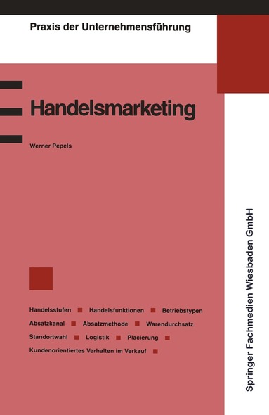 Werner Pepels - Handelsmarketing, Häftad