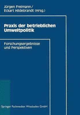 Praxis der betrieblichen Umweltpolitik 1