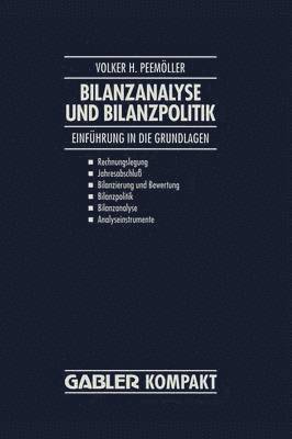 Volker H. Peemöller, Volker H. Peem Ller, Volker H. Peemoller - Bilanzanalyse und Bilanzpolitik, Häftad