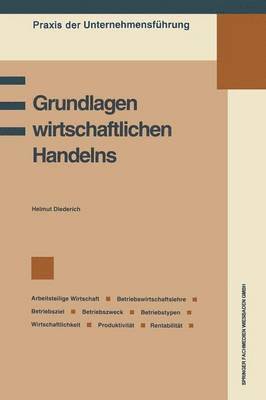 bokomslag Grundlagen wirtschaftlichen Handelns