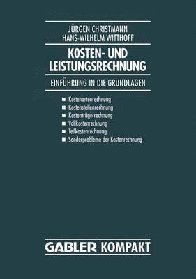 Kosten- und Leistungsrechnung 1