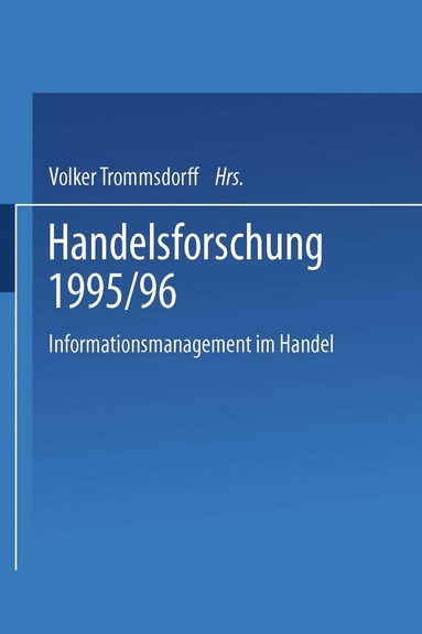 bokomslag Handelsforschung 1995/96