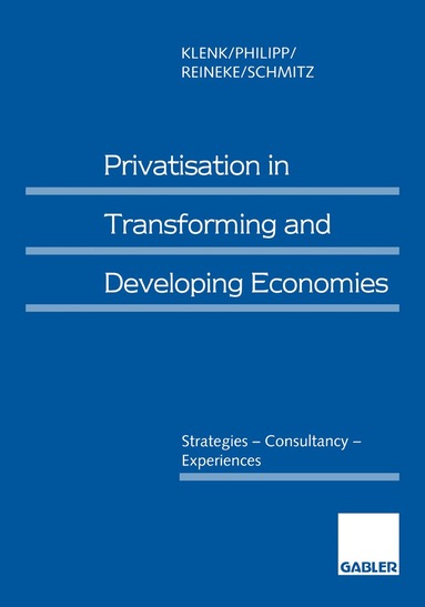 Jürgen Klenk, Christine Philipp, Rolf-Dieter Reineke, Norbert Schmitz - Privatisation in Transforming and Developing Economies, Häftad