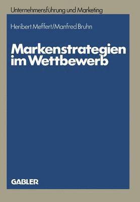 bokomslag Markenstrategien im Wettbewerb