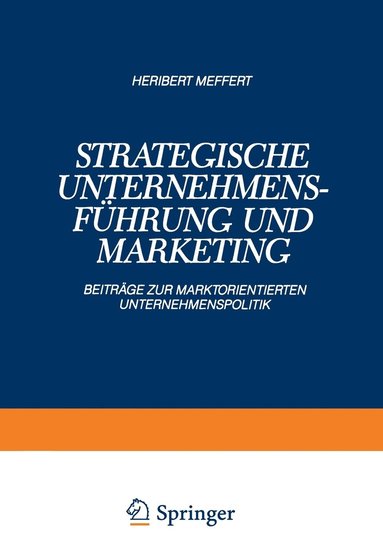 bokomslag Strategische Unternehmensfhrung und Marketing