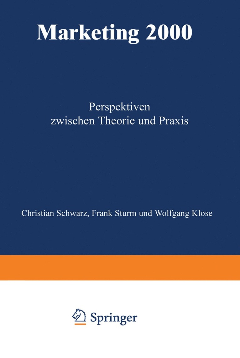 Christian Schwarz - Marketing 2000, Häftad