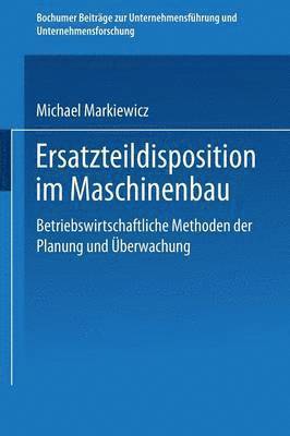 Ersatzteildisposition im Maschinenbau 1
