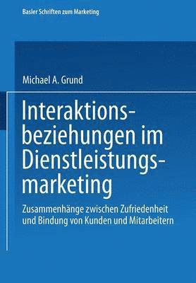 bokomslag Interaktionsbeziehungen im Dienstleistungsmarketing