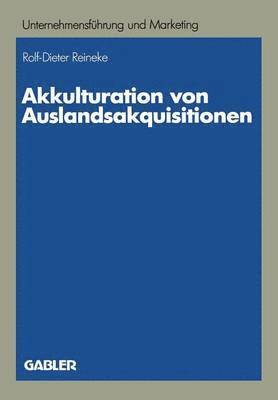 Akkulturation von Auslandsakquisitionen 1