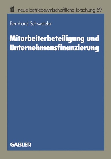 bokomslag Mitarbeiterbeteiligung und Unternehmensfinanzierung