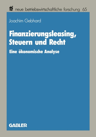 bokomslag Finanzierungsleasing, Steuern und Recht