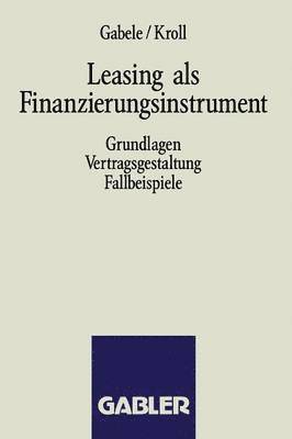 Leasing als Finanzierungsinstrument 1