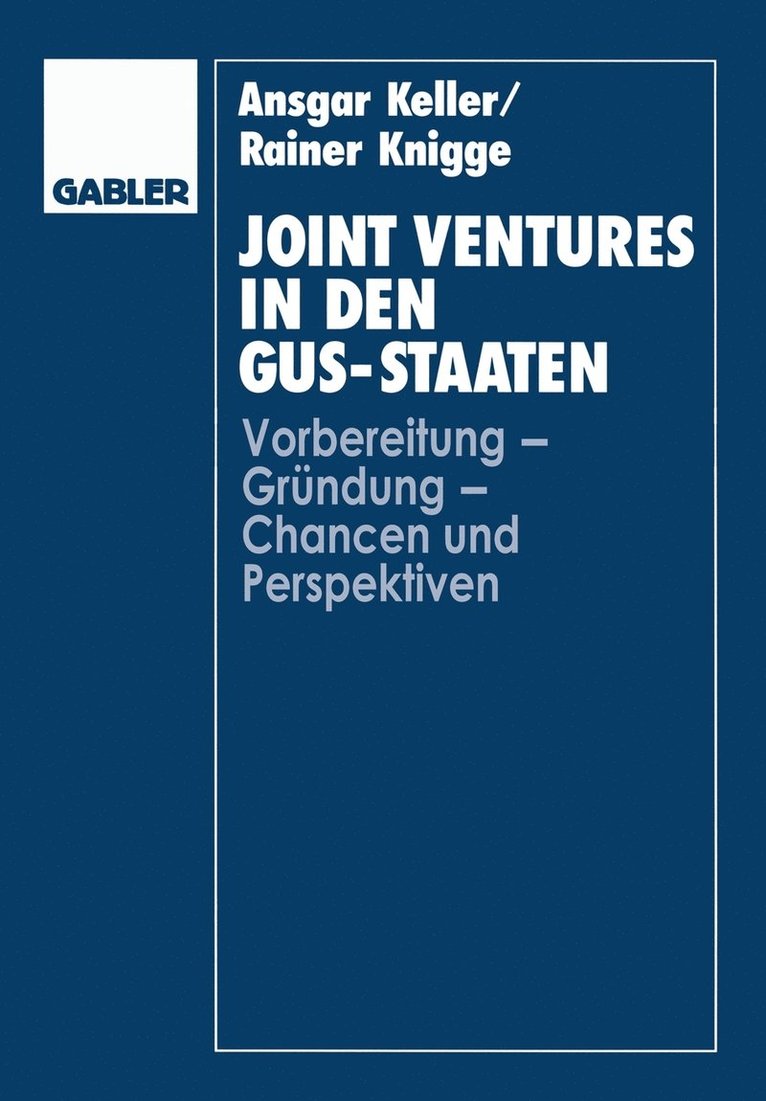 Joint Ventures in den GUS-Staaten 1