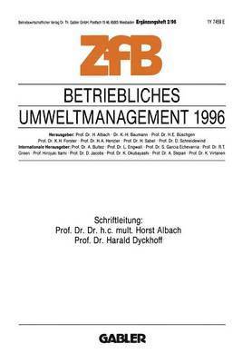 bokomslag Betriebliches Umweltmanagement 1996