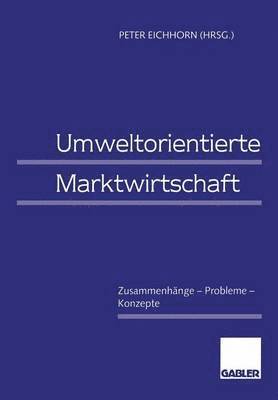 bokomslag Umweltorientierte Marktwirtschaft