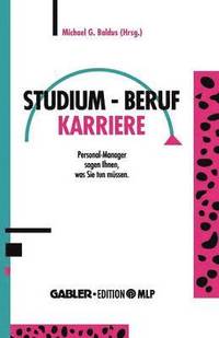 bokomslag Studium - Beruf - Karriere