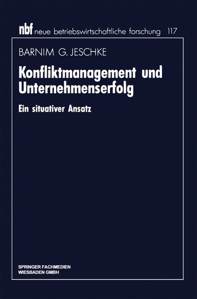 bokomslag Konfliktmanagement und Unternehmenserfolg