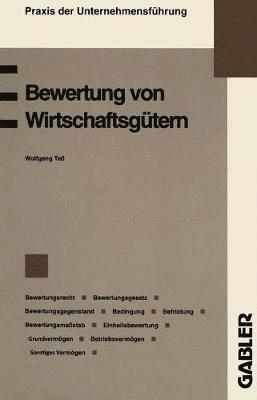 Wolfgang Teß, Wolfgang Teß - Bewertung von Wirtschaftsgütern, Häftad