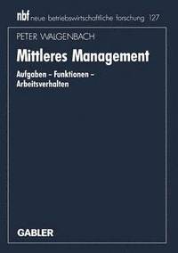bokomslag Mittleres Management