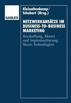 bokomslag Netzwerkanstze im Business-to-Business-Marketing