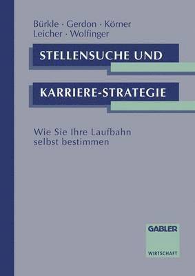 bokomslag Stellensuche und Karrierestrategie