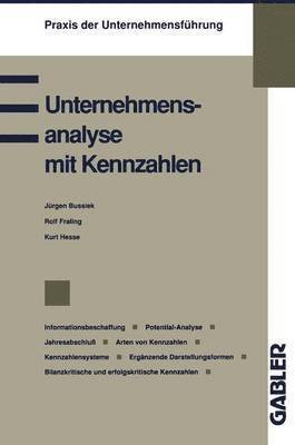 bokomslag Unternehmensanalyse mit Kennzahlen