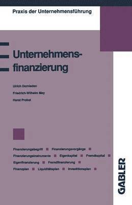 Unternehmensfinanzierung 1