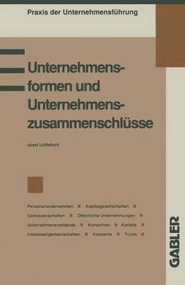 Unternehmensformen und Unternehmenszusammenschlsse 1