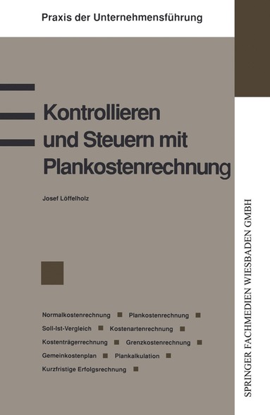 bokomslag Kontrollieren und Steuern mit Plankostenrechnung