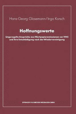 bokomslag Hoffnungswerte