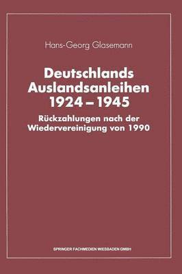 bokomslag Deutschlands Auslandsanleihen 1924-1945