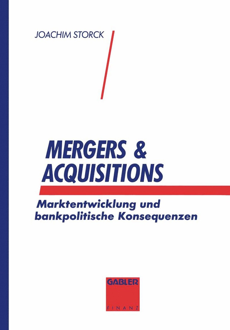 Joachim Storck - Mergers & Acquisitions, Häftad