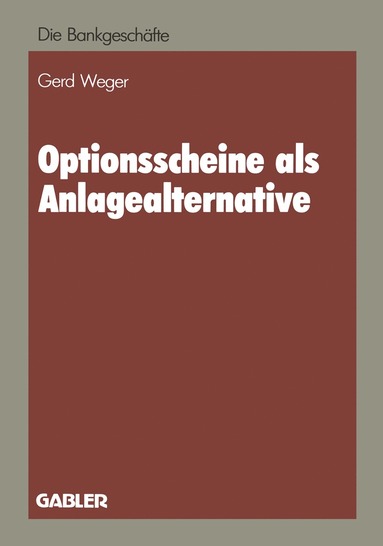 bokomslag Optionsscheine als Anlagealternative