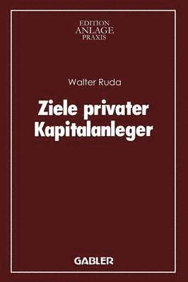 bokomslag Ziele privater Kapitalanleger