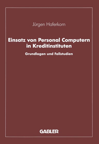 bokomslag Einsatz von Personal Computern in Kreditinstituten