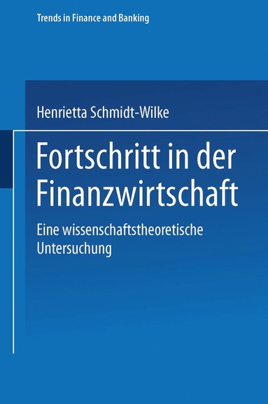 bokomslag Fortschritt in der Finanzwirtschaft