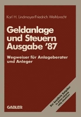 bokomslag Geldanlage und Steuern 87