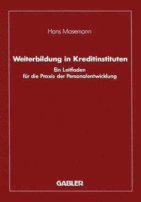 bokomslag Weiterbildung in Kreditinstituten